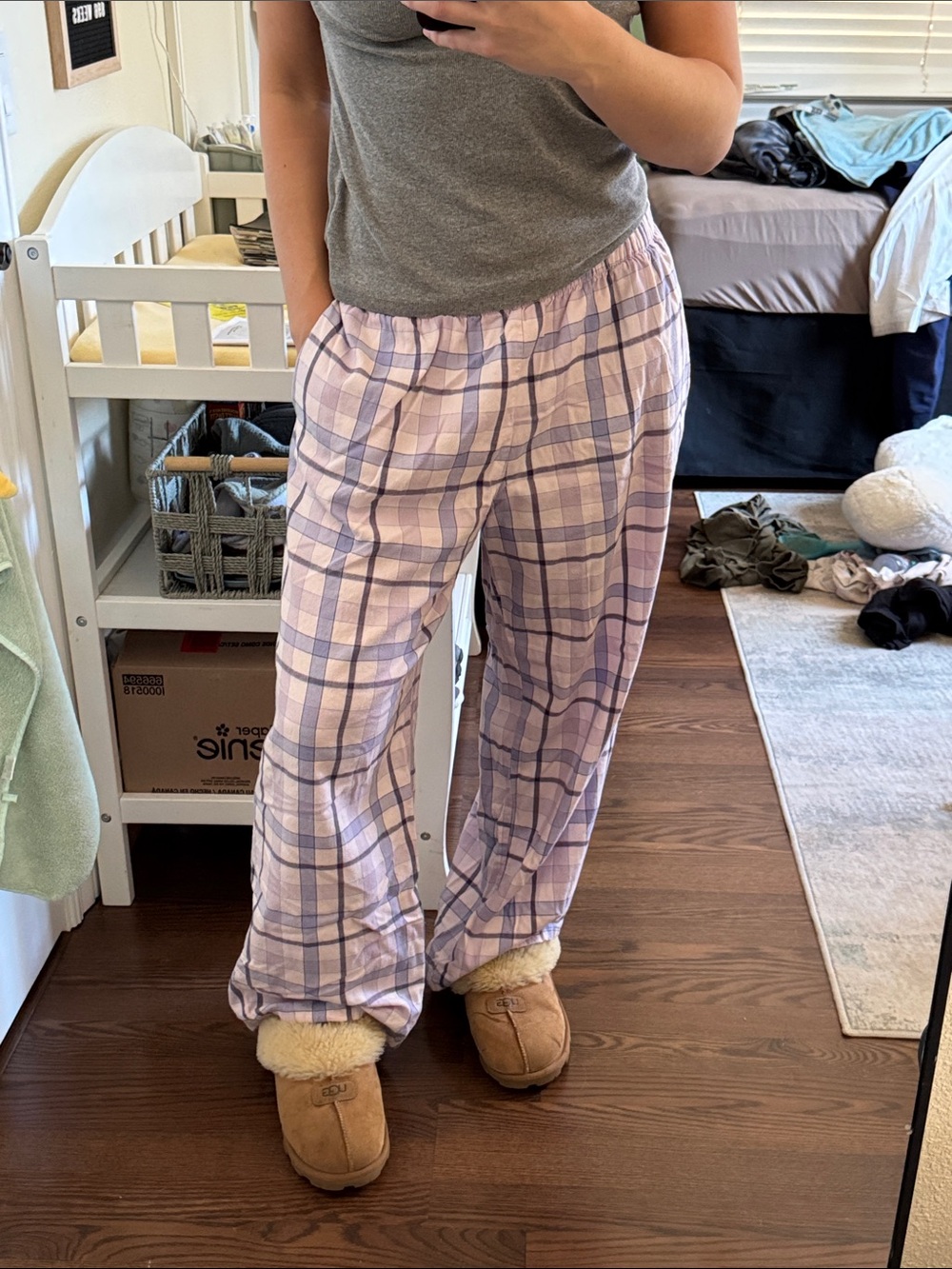 Colsie Wide Leg Flannel Pajama Pant